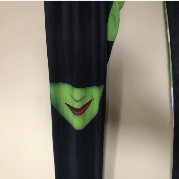 Halloween Wicked Witch Musical Leggings sz XL - Picture 3 of 7
